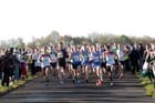 Start of the Heaton Memorial Road Race.